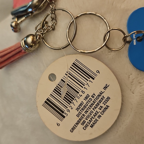 5/$25 Personalized Norma Pink Snap Purse Frozen Keychain with Tassel - Picture 5 of 5